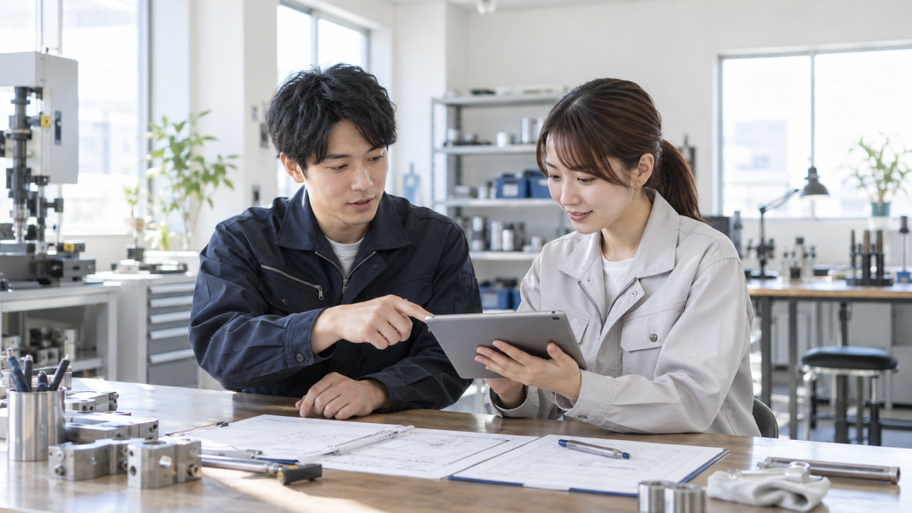 システム開発はいきなり発注しなくていい。現場を見ながら作るAYlabの開発方法を説明するために生成した、明るい架空の写真風画像
