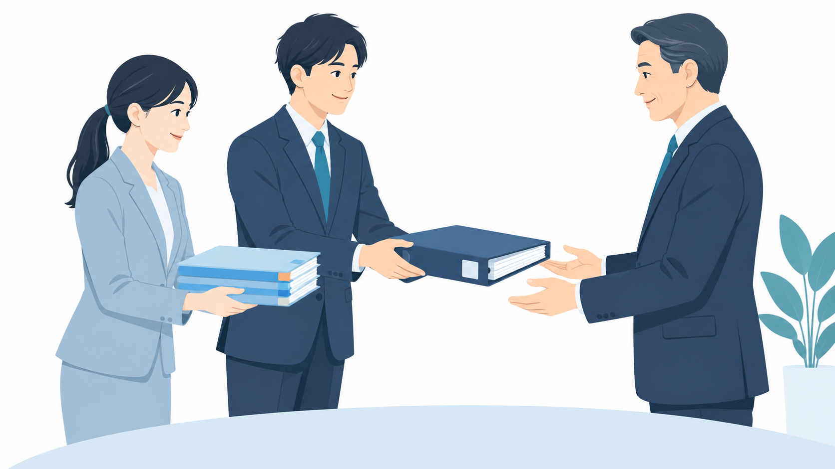 仕様、変更理由、次の作業をそろえて担当者へ渡す。